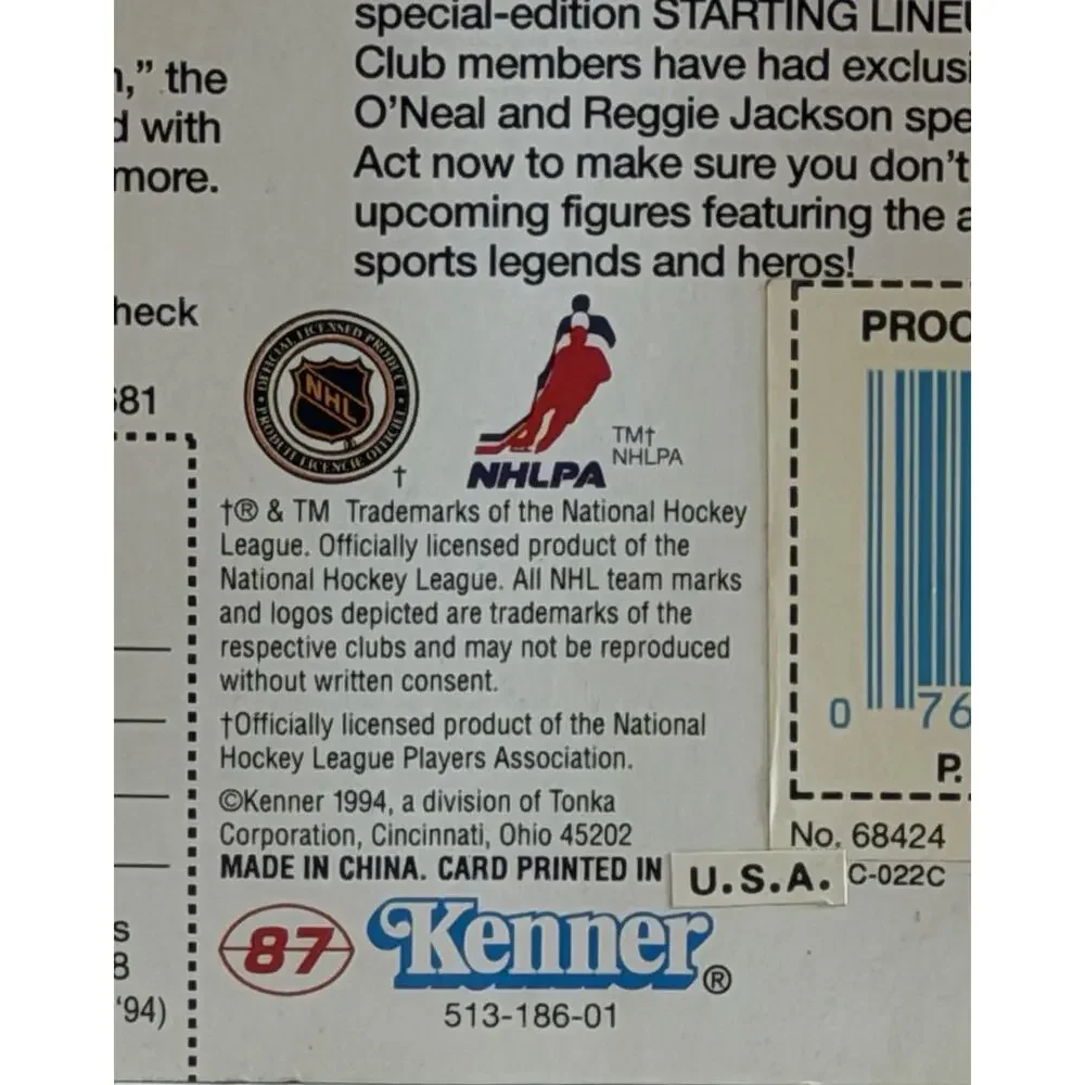 Pat LaFontaine 1994 NHL Starting Lineup Buffalo Sabres NOS FREE SHIPPING